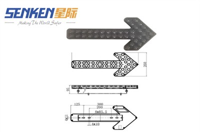FX6026 Arrow Light: High-Performance LED Warning Light For Heavy-Duty Vehicles
