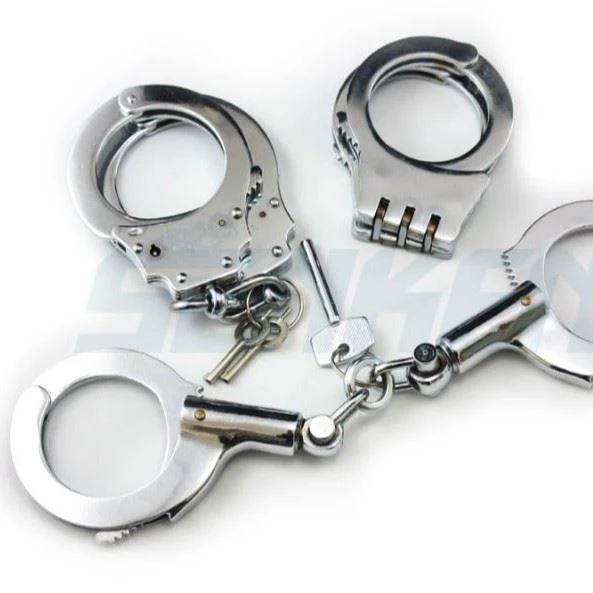Police Eition Double Key Chain Handcuff